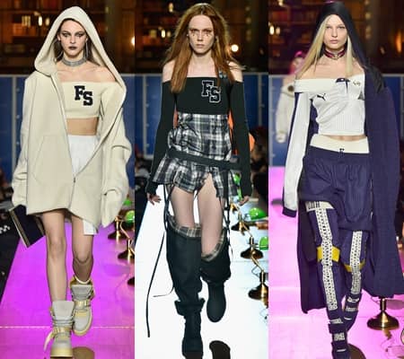 フェンティ プーマ バイ リアーナ　FENTY PUMA by Rihanna 　パリ　コレクション　フランス国立図書館　新学期　テーマ　人気　注目　リアーナ　クリエイティブデレクター　2017年秋冬コレクション　制服　裏側　